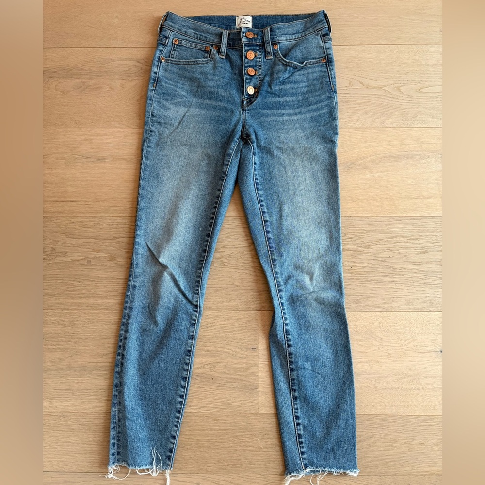 J.Crew Blue Toothpick Skinny Jeans Size 27 | Cotton Denim Slim Fit